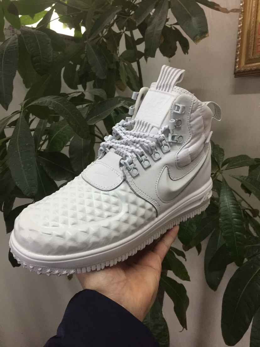 New Nike Lunar Force 1 Duckboot All White